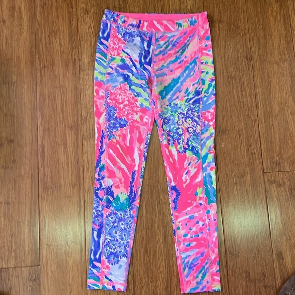 Lilly Pulitzer girls weekender legging in multi rainbow soleil size large (8-10)